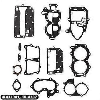 Packningssats Topplock för Johnson/Evinrude 25/35Hp 2Cyl X-Ref 433941 18-4307
