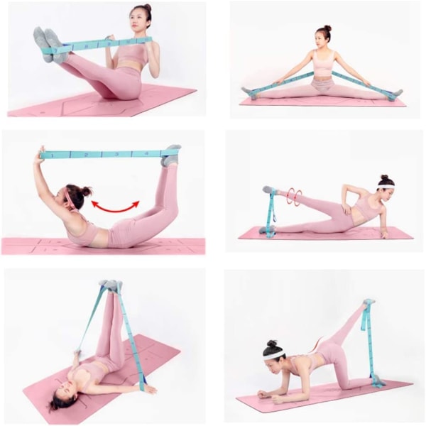 Stretching Straps Hamstring Stretcher Device Elastic Exercise