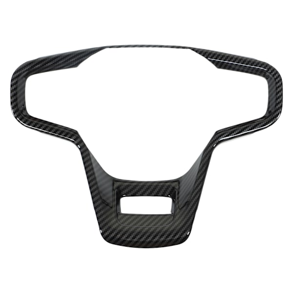 Rattstyrningstrimpanel Kolfiber Stil Interiör Rattpanel Skydd Ersättning för Ford Bronco 2021