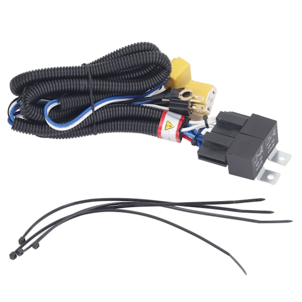 H4 Forlygte Relæ Harness Højtemperaturbestandig Keramisk Stik H6054 7x6 Forlygte Ledningsnet Kit