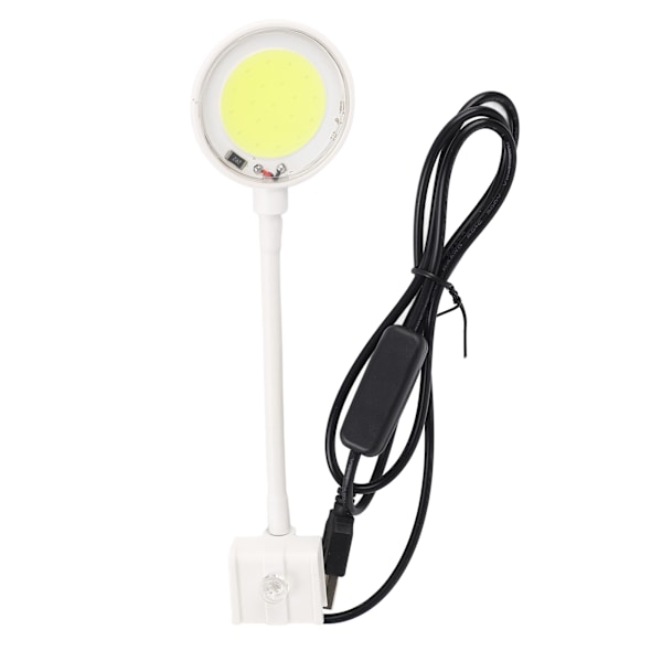 USB Akvarielampe COB Chip Høj Lysstyrke 360 Graders Rotation Klips På Mini LED Akvarielys med Knapswitch SZD-Y400W