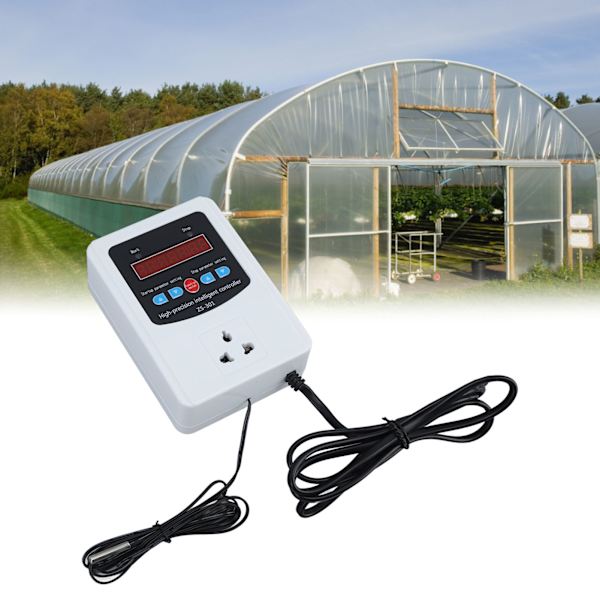 1500W Drivhuse Temperaturregulator Digital Lufttemperaturregulator Termostat LCD Display 10A AU Stik 220V