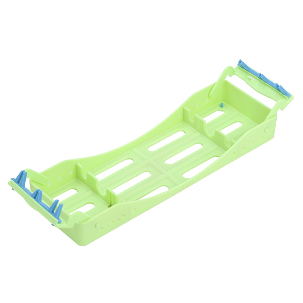 Steriliseringsställ för tandläkarinstrument i plast, plats för instrument, desinfektionslåda (grön)