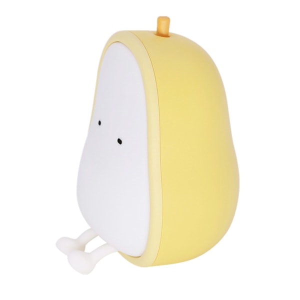 Gula päron nattlampor för barn USB uppladdningsbara lampor