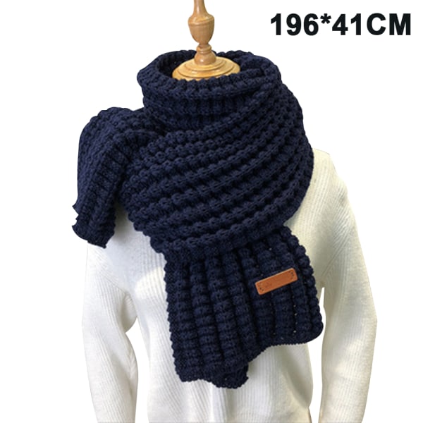 Yllescarf kvinnor höst och vinter mångsidig dubbel användning förtjockning