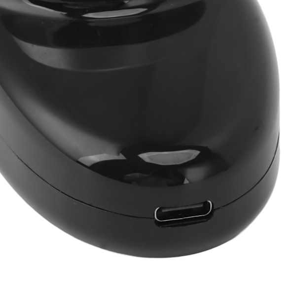Langaton Mini Parranleikkuri Kaareva Folio USB Latautuva Vedenkestävä Digitaalinen Näyttö Parranleikkuri Musta