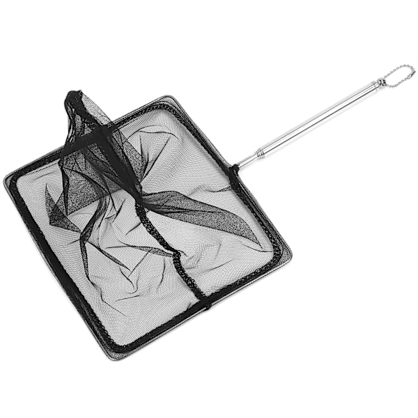 Udtrækkelig Fiskenet af Rustfrit Stål Teleskopisk Landing Net til Tank Søer (8' (20*15* (14-51) cm))