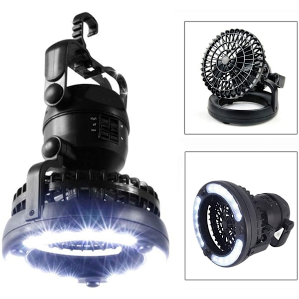 Ultraljusstark LED-lykta, väderbeständig campingkompis, lätt bärbar design för enkel transport, 18 individuella lågeffekts LED-lampor, 2