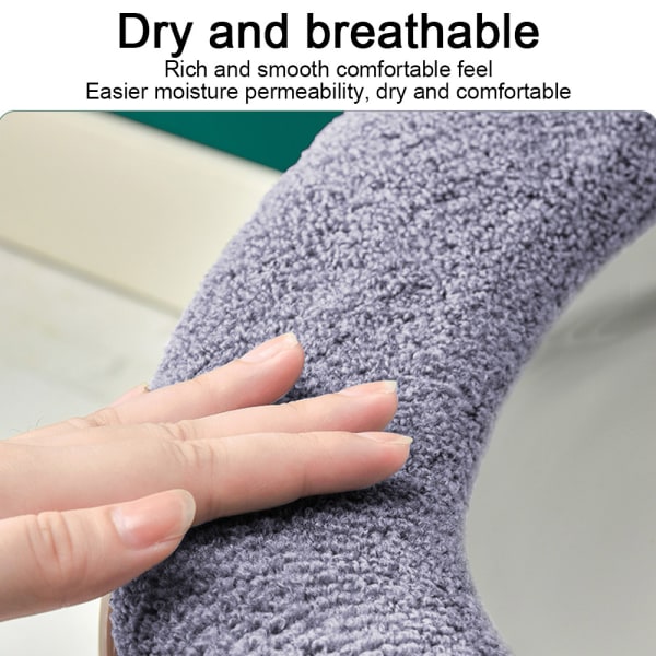 Håndtak toalettmatte universal strikket vaskbar toalettring