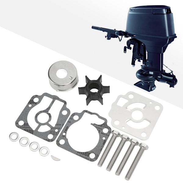 14 stk. Vandpumpe Impeller Reparationskit 3T5‑87322‑3 Udskiftning til Nissan Tohatsu 40/50 HK