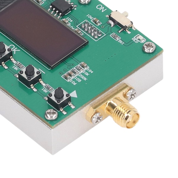 Digital Dämpningsmodul 6G RF Programmerbar 30DB Steg 0.25DB Organisk Ljusdiod Display CNC-Hölje