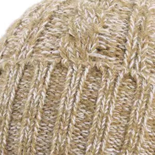 Vinterset för dam: Varm mössa, pekskärmshandskar och lång halsduk, ribbstickad med fleecefoder och pompom