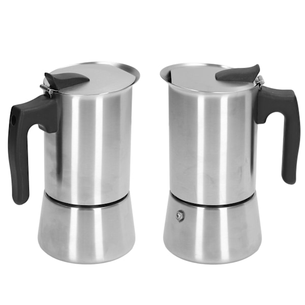 Moka Pot Espresso Maker Hjemmekjøkken Rustfritt Stål Mocha Kaffe Siphon Hånd Kaffe Pot Kaffe Maskin