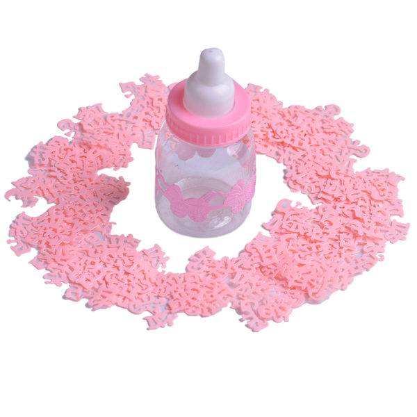 200 stk / Pose DIY Kast Konfetti for Babyshower Bursdagsfest (Rosa Jente)