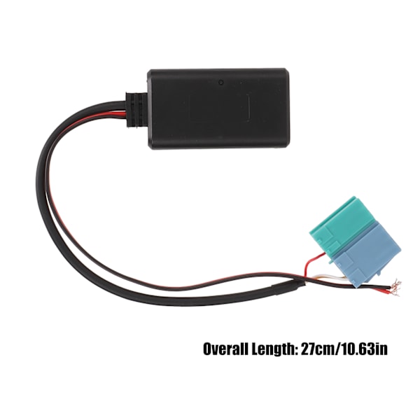 Bil Bluetooth 5.0 Modul 6 8 Pins Adapter Audio Stereo Aux-in Kabel Udskiftning til Fiat Bravo 2007