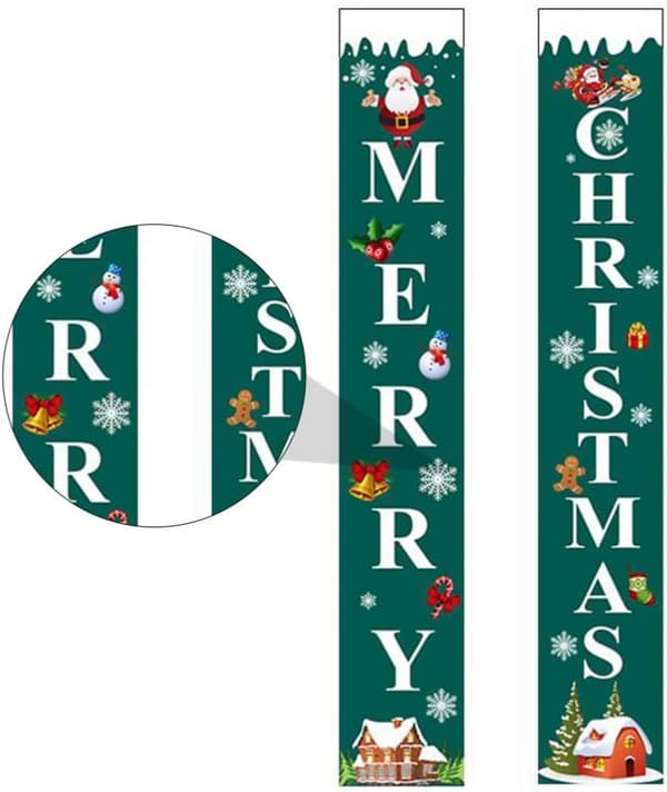 1 Par Merry Christmas Verse Dekor Egnet For Utstilling