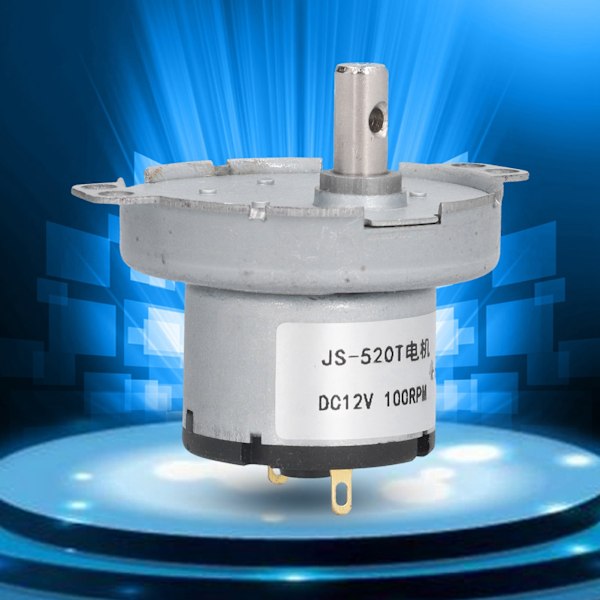 100RPM Synkroninen Moottori Korkea Vääntömomentti Sähköinen Mikro Nopeuden Vähentävä Vaihteisto Moottori DC 12V