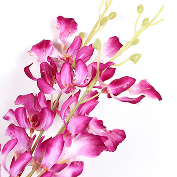 Kunstig Simuleret Blomst Bouquet Hjem Kommerciel Fest Dekoration (Lilla)