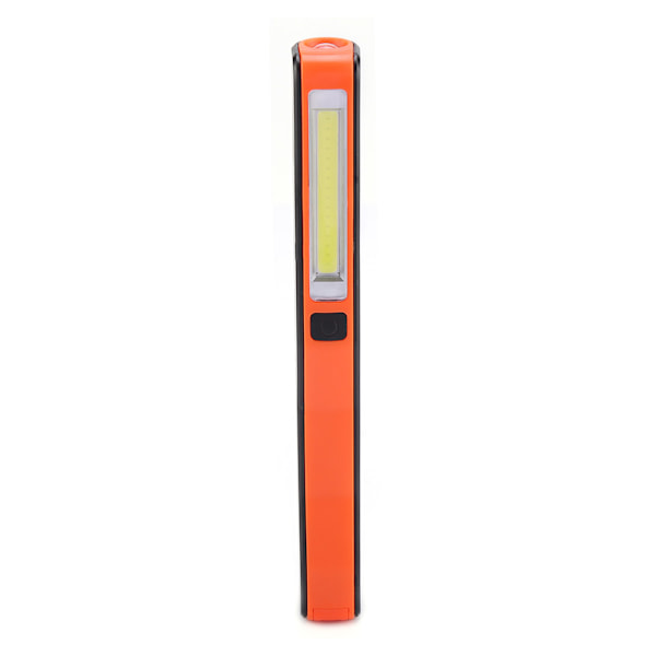 200lm Högintensiv LED Ficklampa USB Uppladdningsbar Torch Lampa med Magnet för Camping Orange