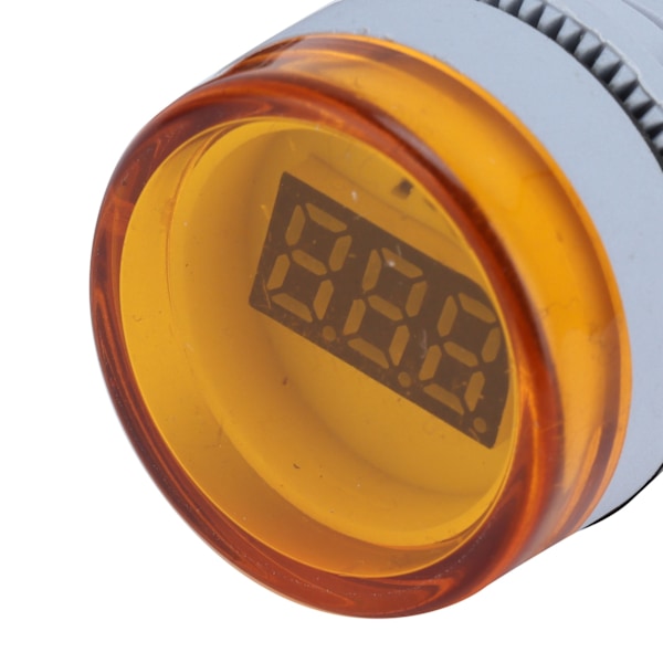 Digital Strömmätare Amperemeter Rund Noggrann Signalindikatorlampa AC 220V AD16‑22DSAGul