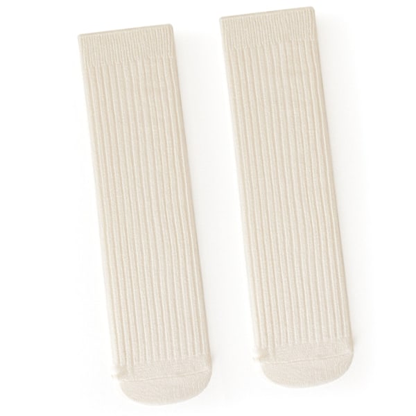 Barn Staplade Strumpor Enfärgad Trendig Mjuka Bekväma Pojkar Flickor Strumpor för Höst Vinter Beige Fri Storlek