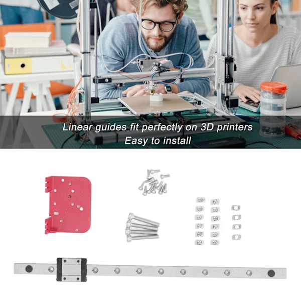 3D-printer Lineær Skinneguide Oppgradert X-akse Lineær Guide for Ender 3 V2 3Pro 310mm