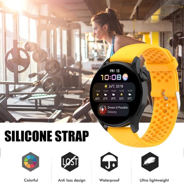 Udskiftningsurrem kompatibel med Garmin Forerunner, Quick Release 22 mm silikonemateriale til Forerunner 255 265 Venu 2 Vivoactive 4,
