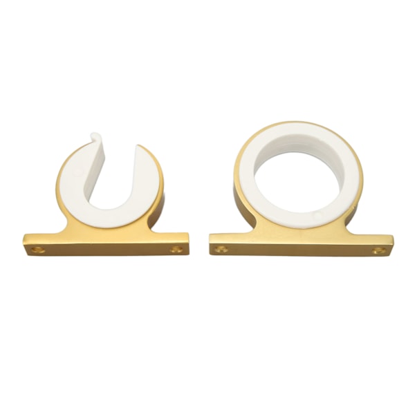 2 stk Fiske Stang Holder Horisontal Vertikal Aluminium Båtmontert Fiske Stang Stativ for Skip Biler Lastebiler Bobiler Gull