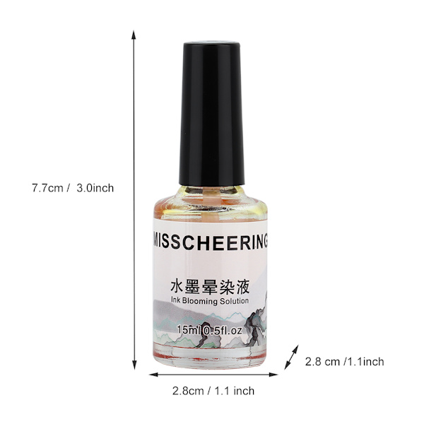 15ML Vattenfärg Bläck Nagellack Målningsgel Marmor Gradient DIY Dekoration Manikyr Nagelverktyg 3#