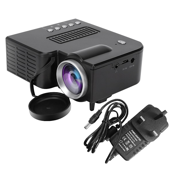 UC28B Mikro LED-projektori 1080P Kannettava Kotiprojektori 500 Lumenia 5V 2AUK Pistoke 100~240V