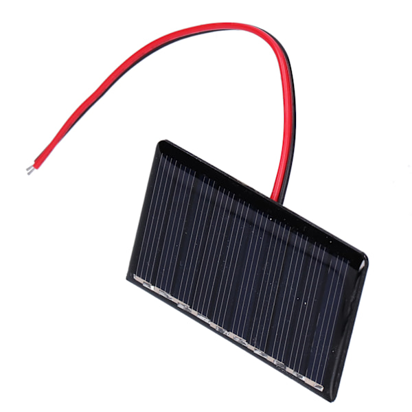 4 st Solpaneler med Unik Process Hög Omvandlingsgrad Effektivitet Utgång Solpanel med Tråd för Belysning
