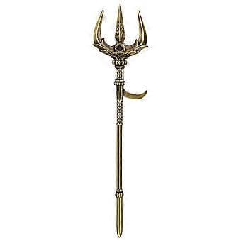 Unik Trident Prydgenstand Dekorativ Trident Model Messing Håndværk Hjem Trident Indretning