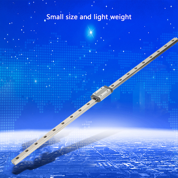 MGN12H Miniatur Lineær Skinne Glidebane 12mm Bredde Lineær Skinne Guide til de fleste Automatisering Udstyr 500mm