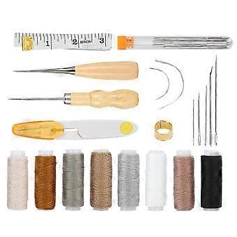 Nahkatyökalut, DIY-sarja, ompeluneulat, naskalit