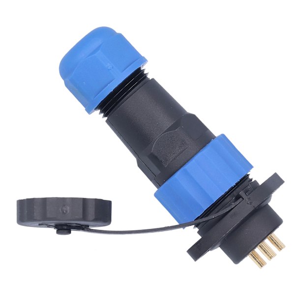 IP68 Vandtæt Stikdåse Flans Aviation Strømforbindelse Industriel Adapter AC380V SP207 Pin (380V 10A)