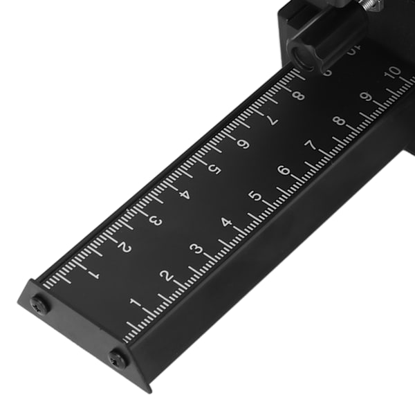 Makro Fokuseringsskinne Glide 4 Veis Magnesium Aluminium Legering Nærbilde Skyteskinne med 1/4 Tommers Skruehull
