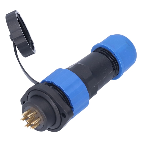 IP68 Vandtæt Stikdåse Flans Aviation Strømforbindelse Industriel Adapter AC380V SP207 Pin (380V 10A)