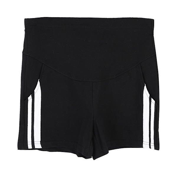 Mode Sommer Casual Wide Leg Shorts Hurtigtørrende Shorts til Gravide (Sort M)