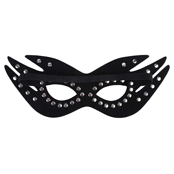 Hieno naamio, koristeltu timanteilla, cosplay-asuun, flirttailuun tarkoitettu silmänaamio, mustat timantit