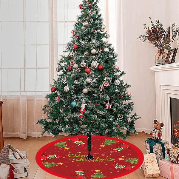 Julgransfot 90cm Julgransmatta Julgranskrage