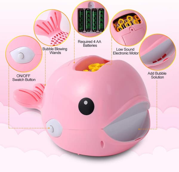 Automatisk Bubbelmaskin, Bubbel Leksak för Barn, Automatisk Val B
