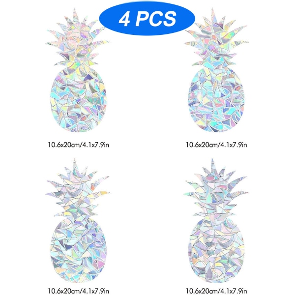 Ananas Sol Fanger Regnbue Prisme Elektrostatiske Stickers