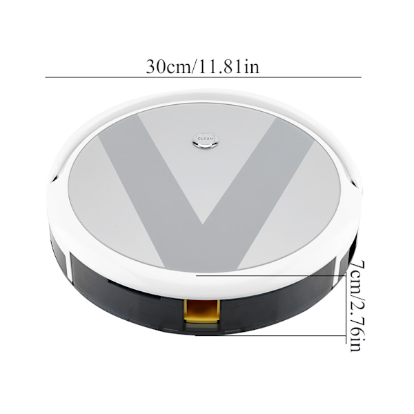 Robotdammsugare med Mikrofiberduk, Smart Robotermopp, Dammsugare EU