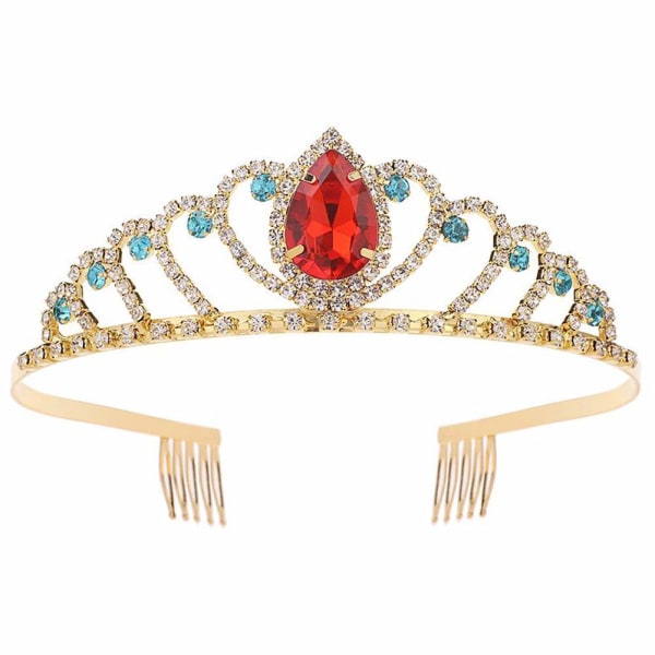 Tiara och krona för kvinnor flickor med kammar Princess Tiara Crown