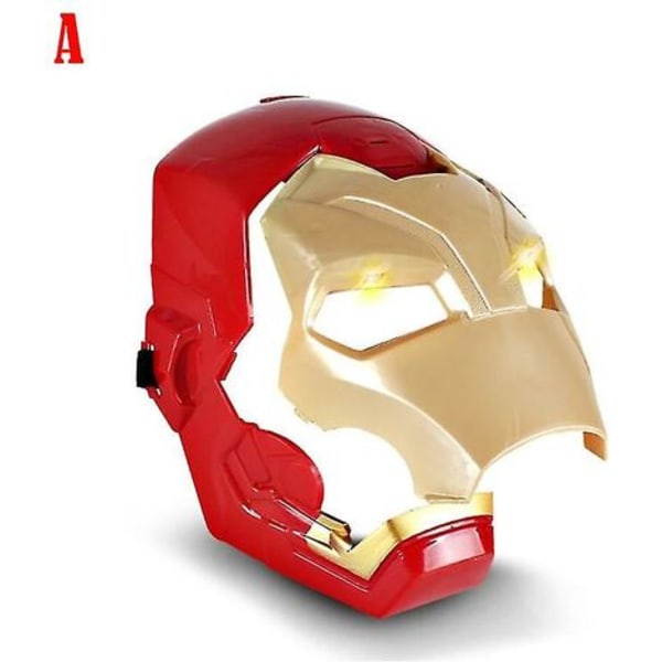 Marvel Avengers 4 Iron Man Captain America Mask Light Sound