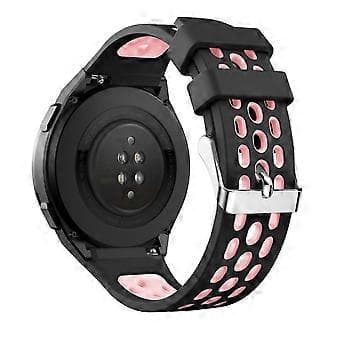 Dual Color Blød Silikone Urrem til Huawei Watch GT 2e