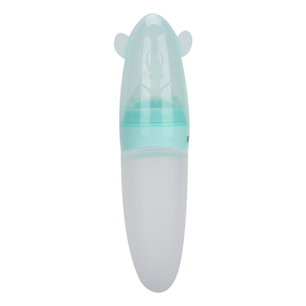 Silikon Squeeze Spoon Feeder til Spædbørn Risgrød Flasker Mad Dispenser Ske til Baby