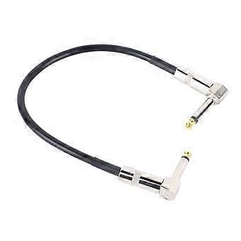 6,35 mm Effektkabel Brusreducering Metallkärna Rätvinklig Kontakt Gitarr Patchkabel Pedalkabel