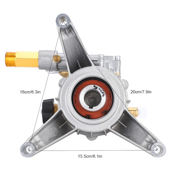 2800–3100PSI 2,3–2,5GPM Painepesuripumpun Vaihto-osat Sopii Simpson MSV3024:lle