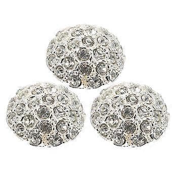 3 st Knapp för Sömnad av Rockar, Möbelknappar för Hantverk, Dekorativa Soffknappar (2,3X2,3X1,2CM)